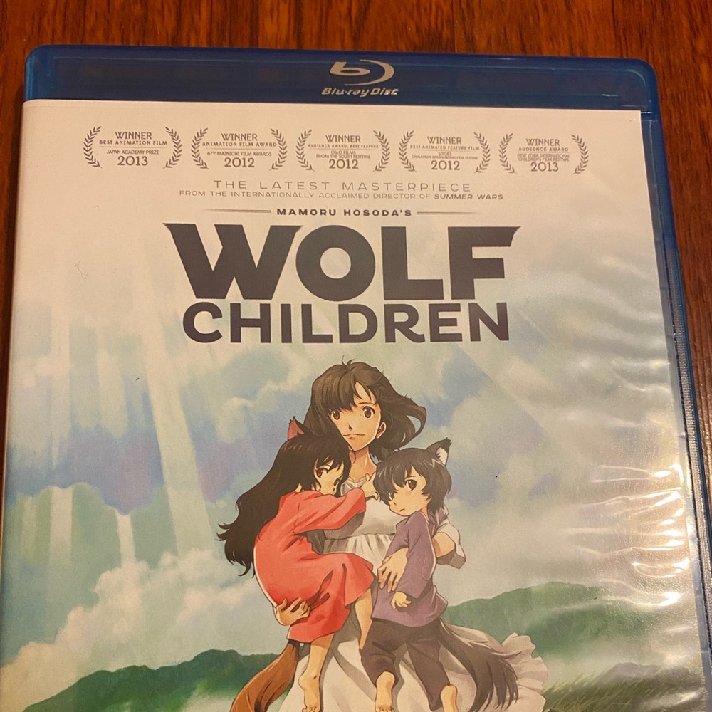 Wolf Children Anime Blu-ray